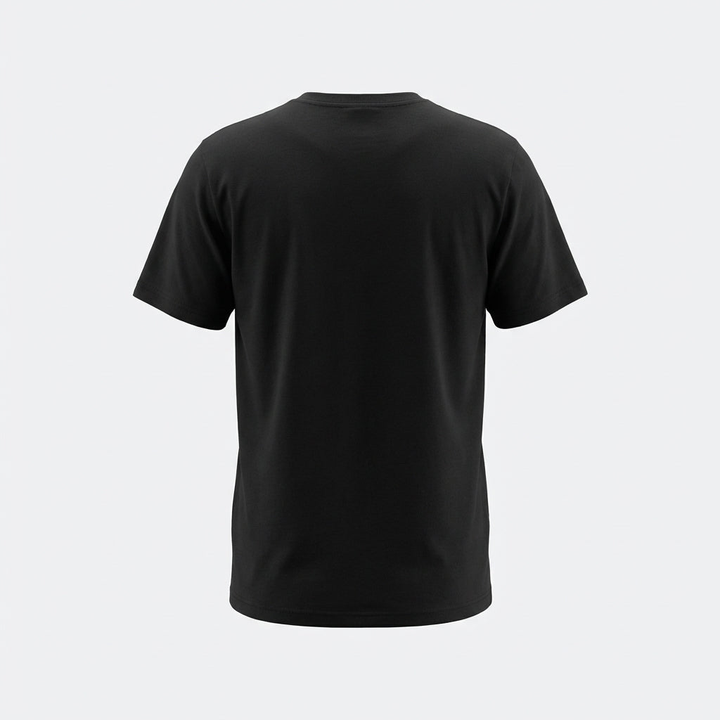 Black Cotton T-Shirt