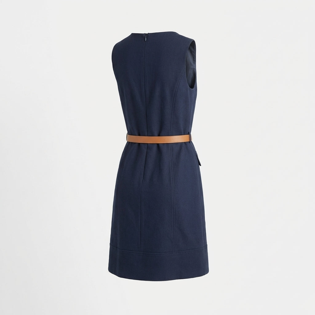 Navy Cotton Dress