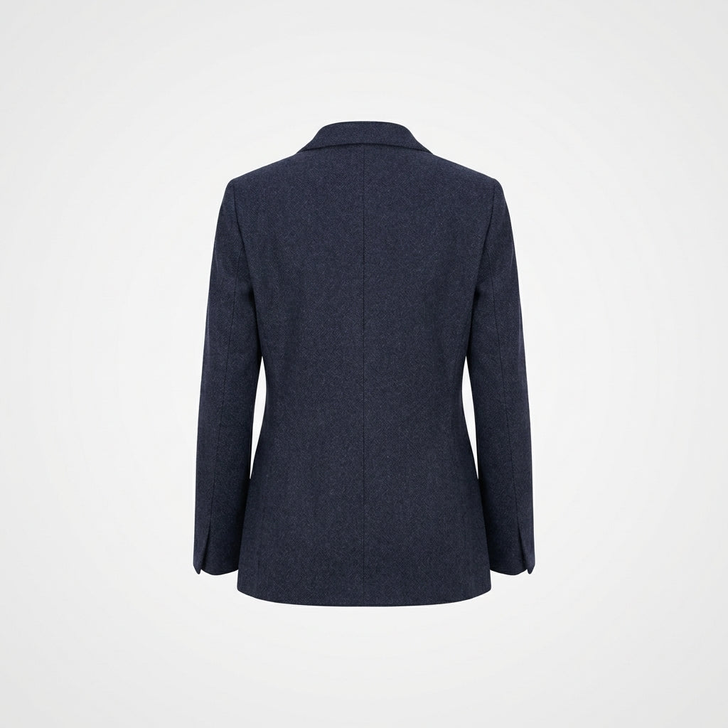 Navy Wool Blazer