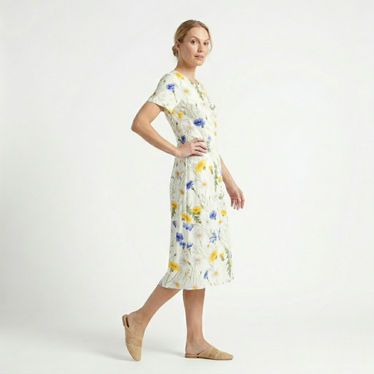 Women's dress with pattern
