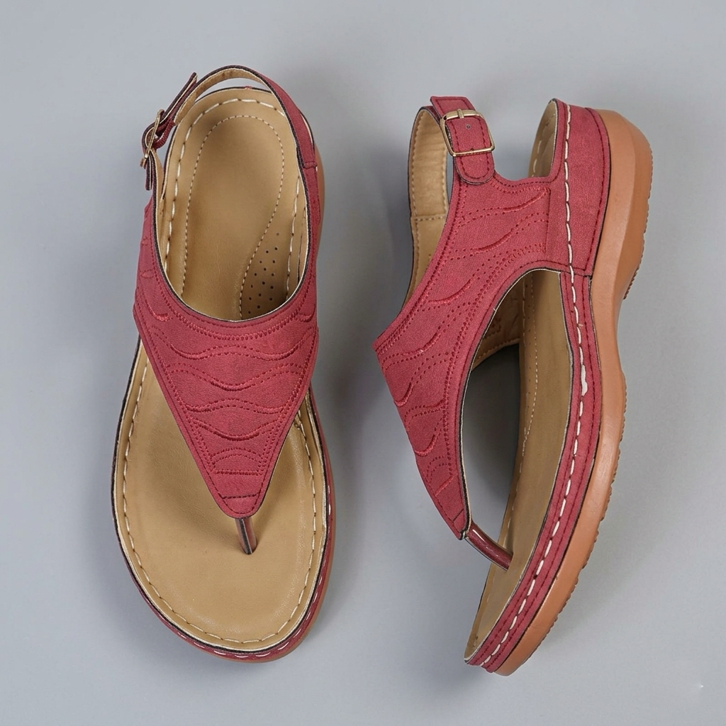 Women's sandals with straps