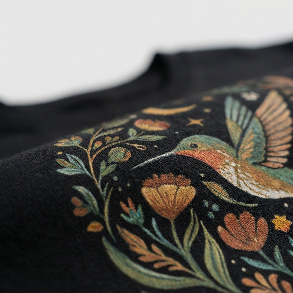 Black Cotton T-Shirt