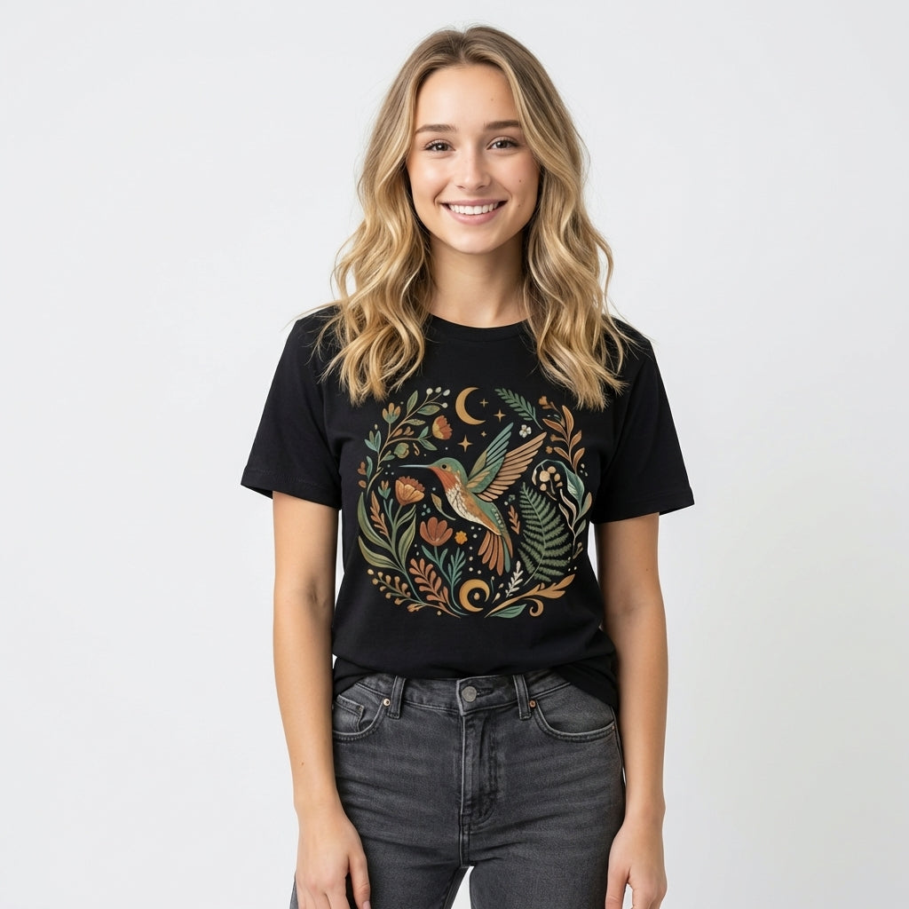 Black Cotton T-Shirt
