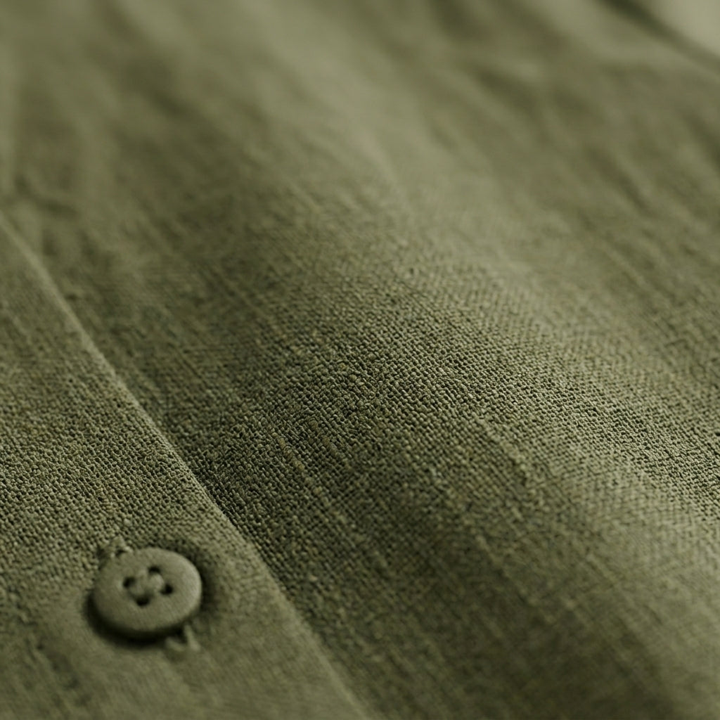 Green Linen Dress
