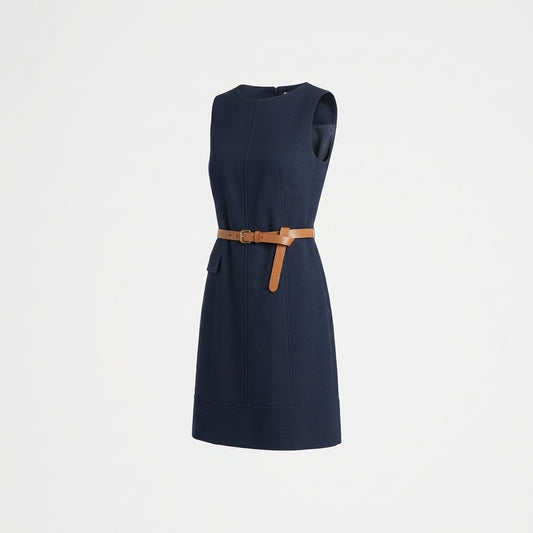 Navy Cotton Dress
