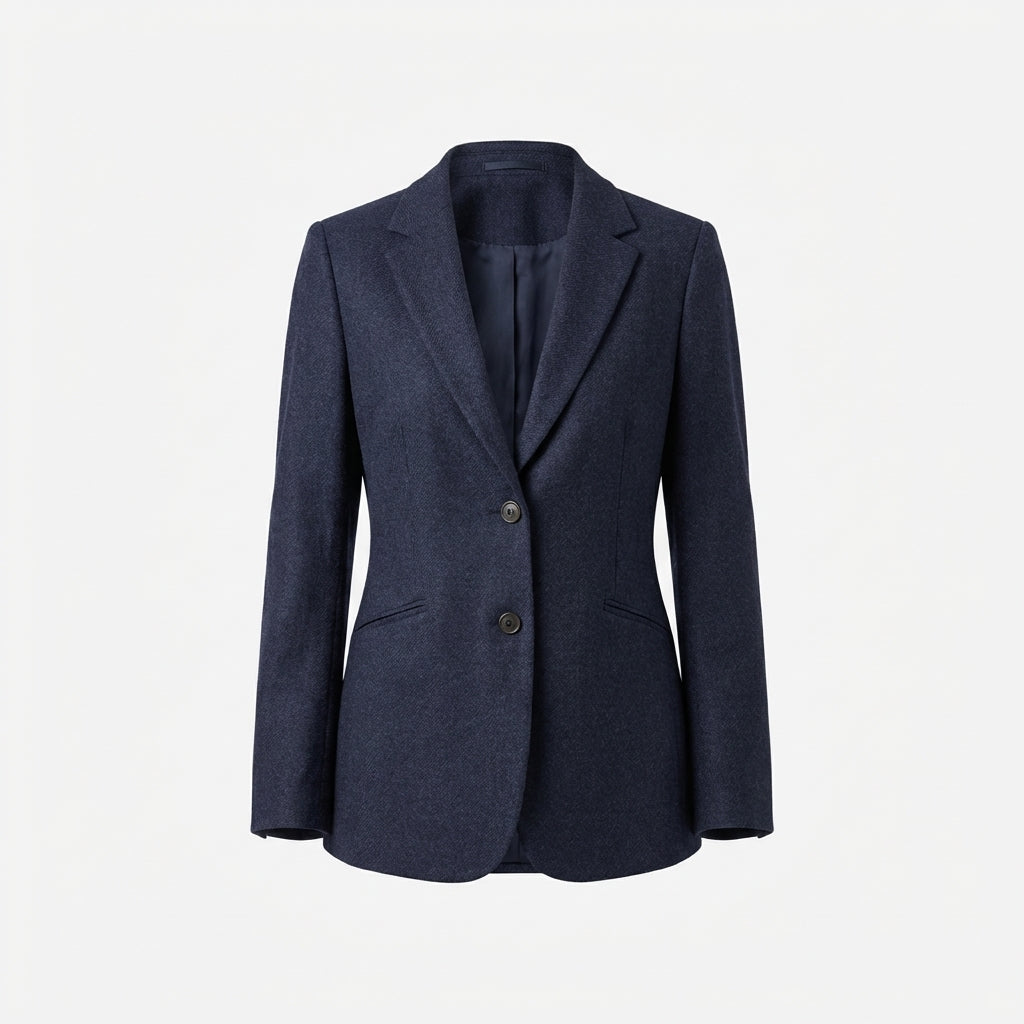 Navy Wool Blazer