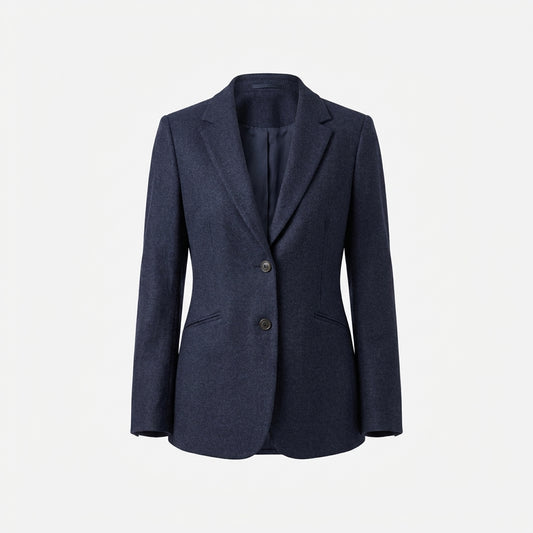 Navy Wool Blazer