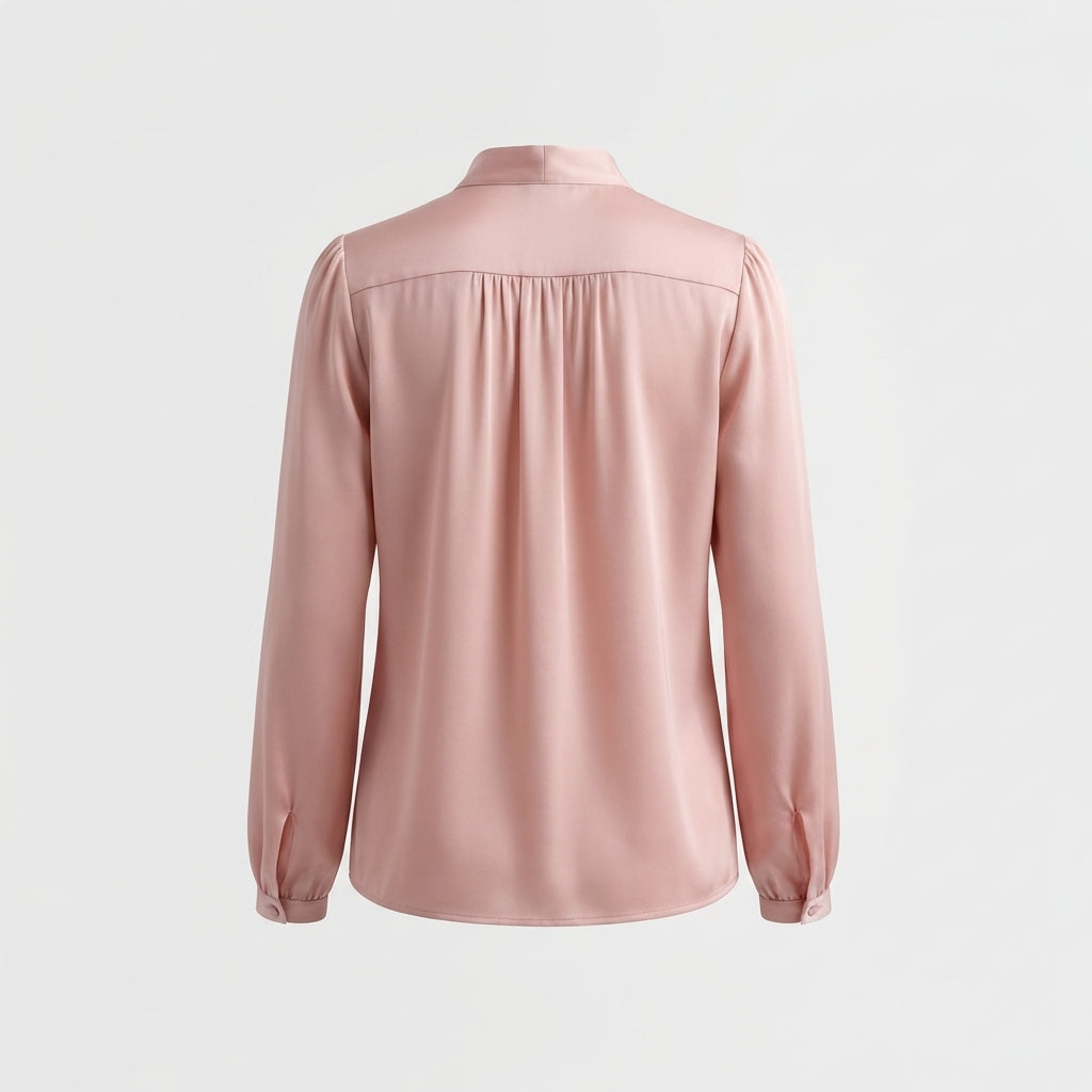 Pink Silk Blouse