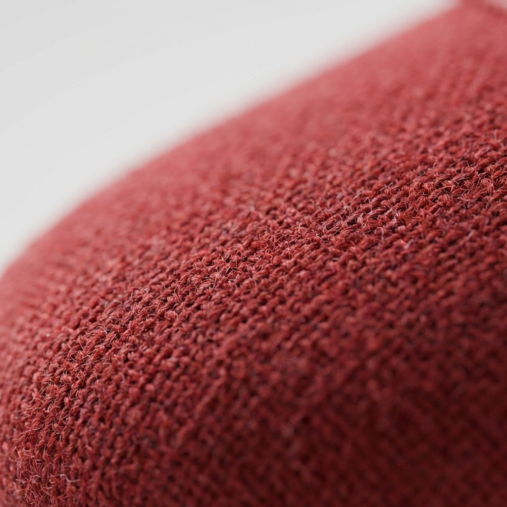 Red Fabric Flats